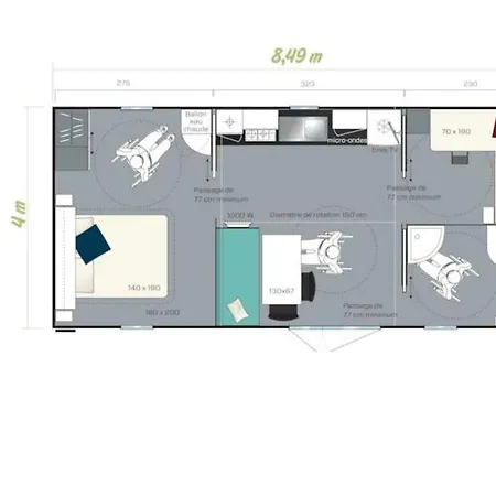 Campsite Chalet 4 Etoiles - Efaabg Roquebrune-sur-Argens